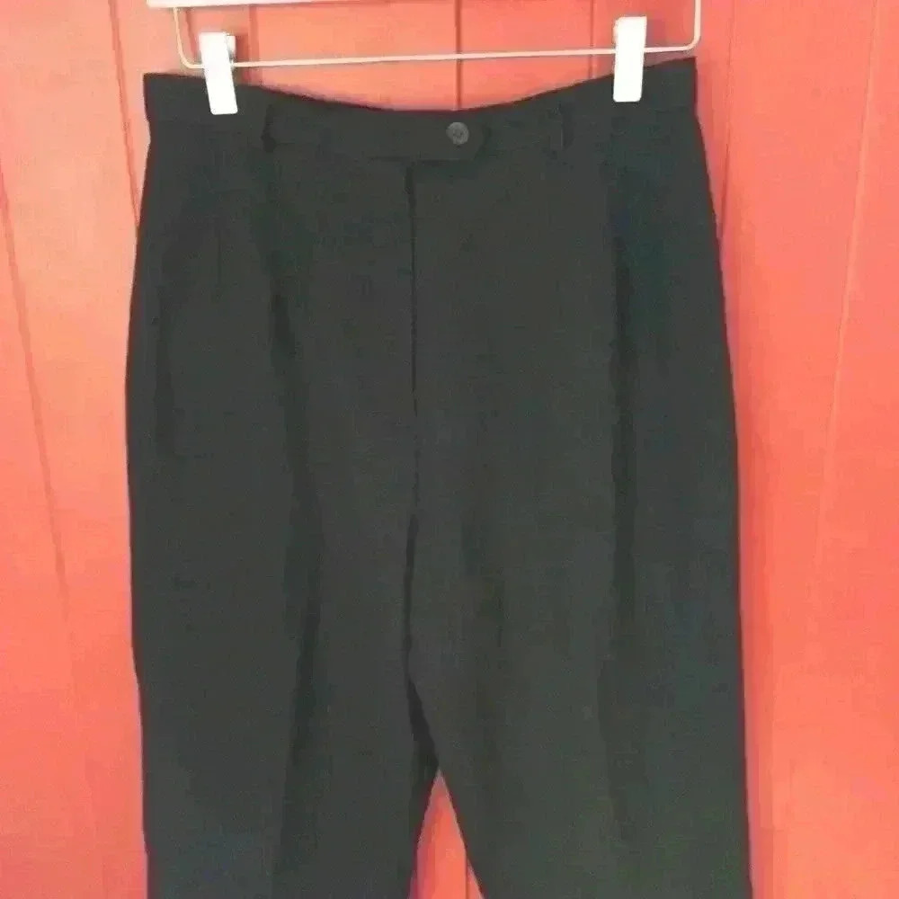 Talbots black dress pants. 100% wool